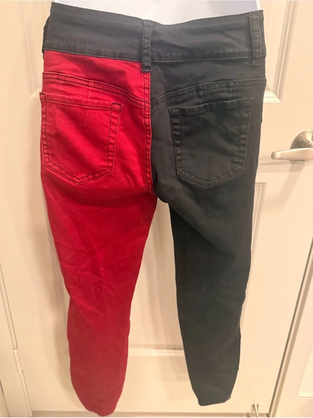 Hot topic Two-Tone Black and Red Jeans - Picture 2 of 3